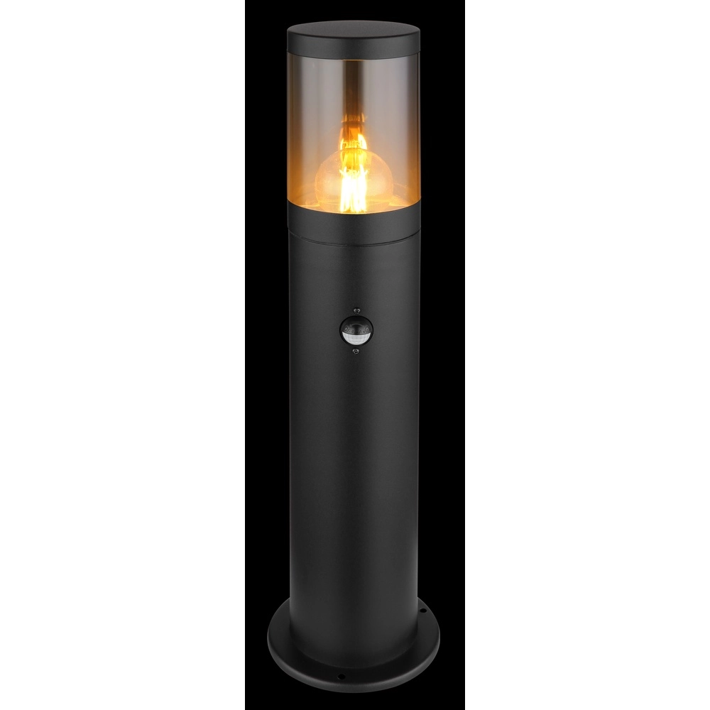 Lampe de jardin moderne Xeloo Noir avec capteur Globo 9007371438280