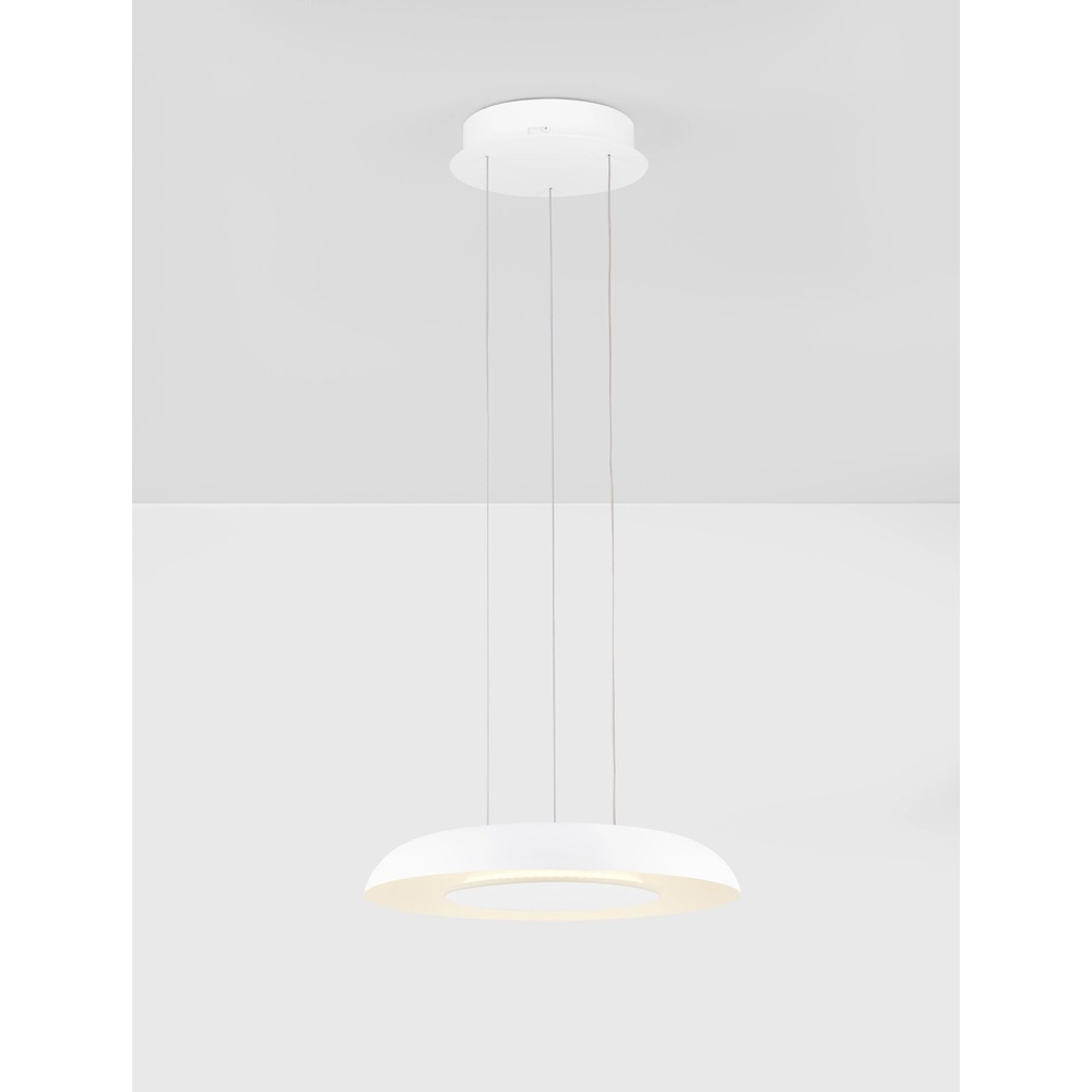 Suspension moderne Ormi Ø 40cm blanc