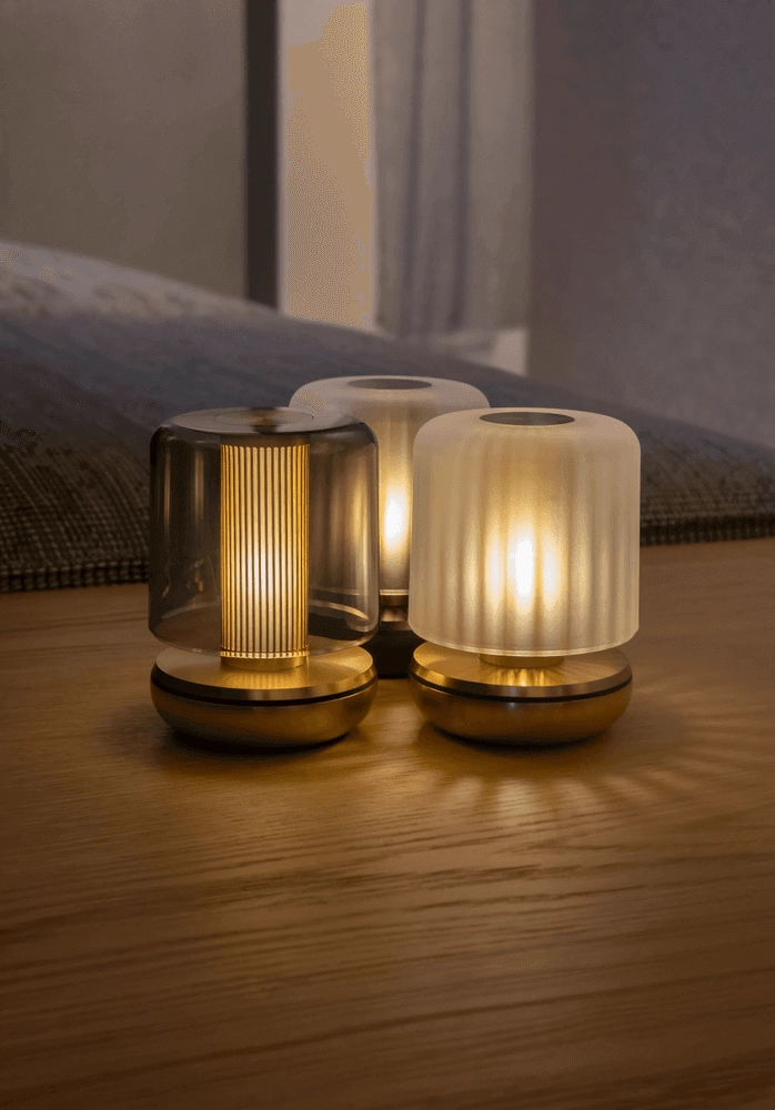 Lampe de table rechargeable Firefly bronze frosted Humble 6097522834804