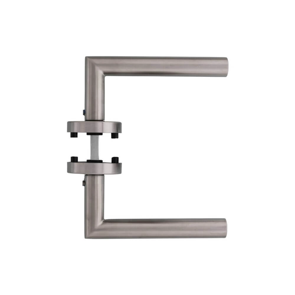 Poignée de porte étanche Hoek 90 Rosace en acier inoxydable Intersteel 8714186282939