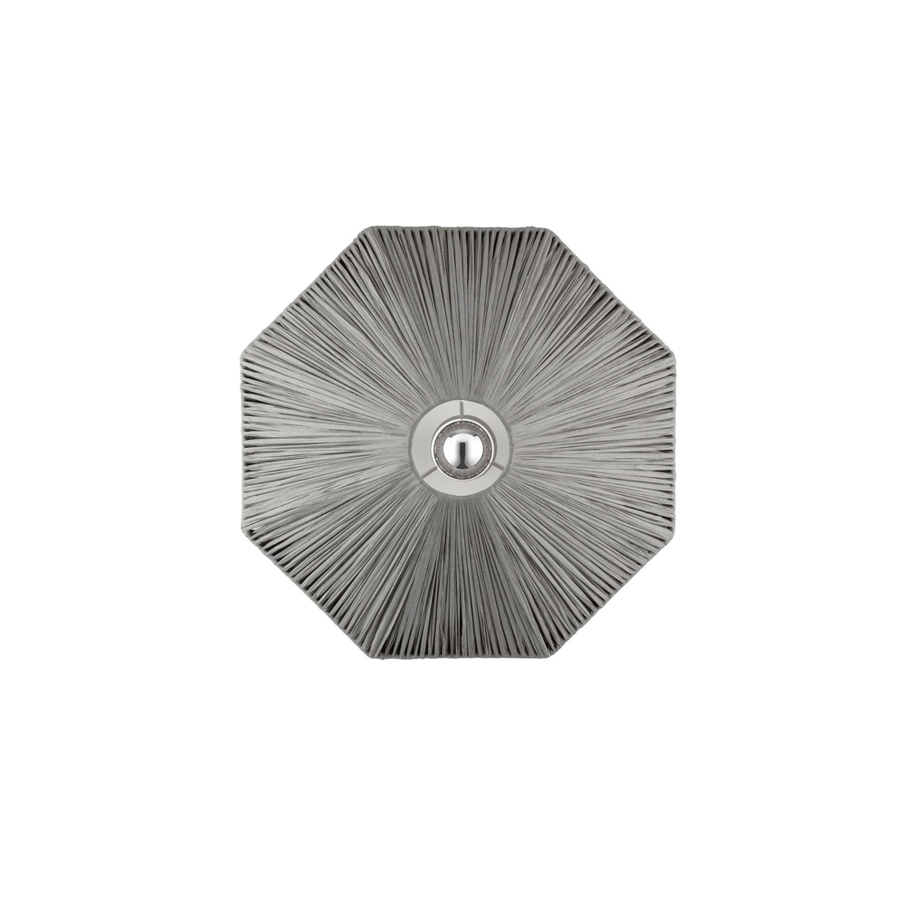 Lampe murale Elvio gris Ø 45cm Lyora 5212017493897
