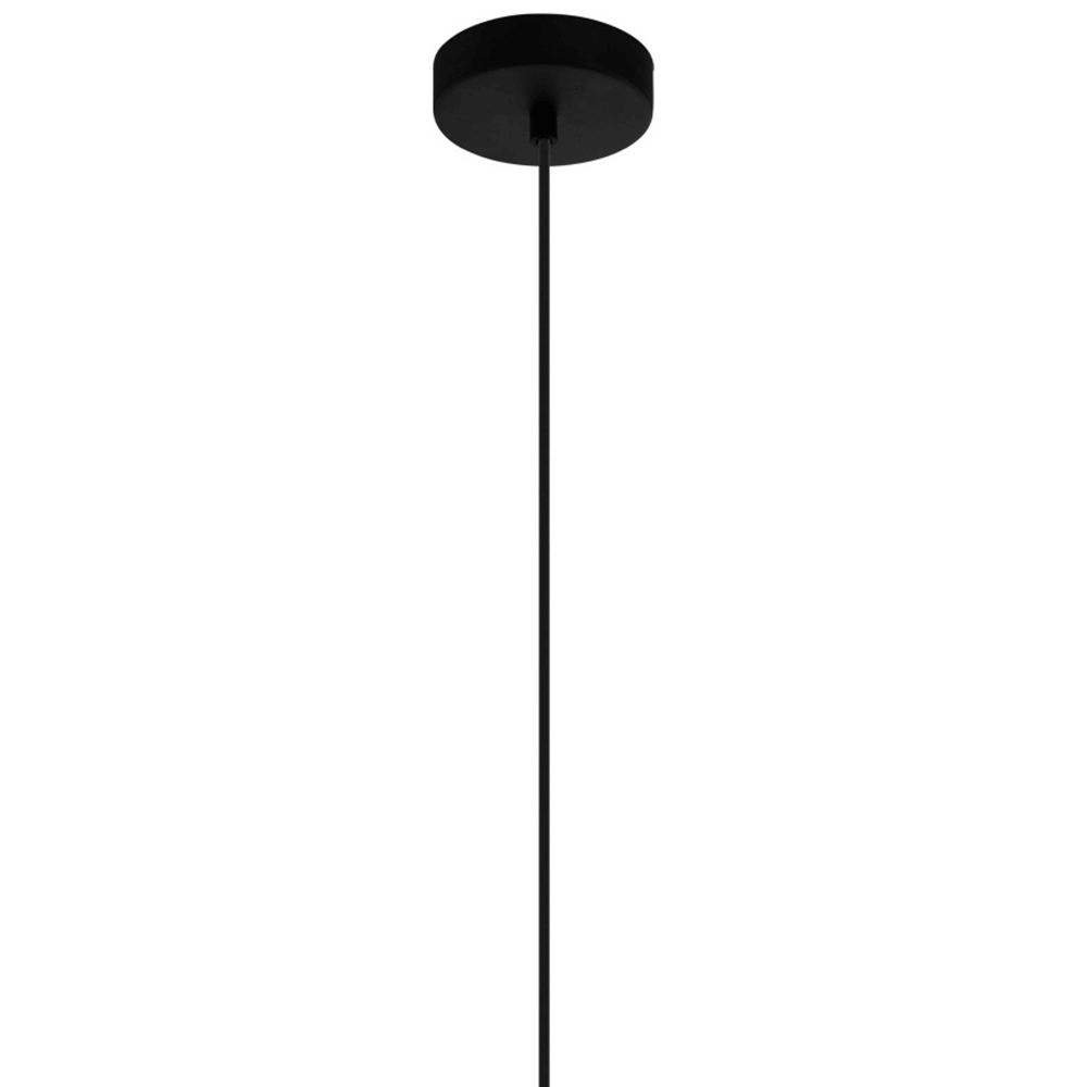 Lampe suspendue noire Lobatia Eglo 9002759995317