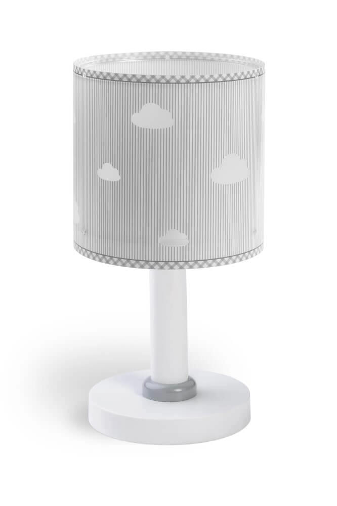Lampe de table pour chambre d'enfant Sweet Dreams gris doux