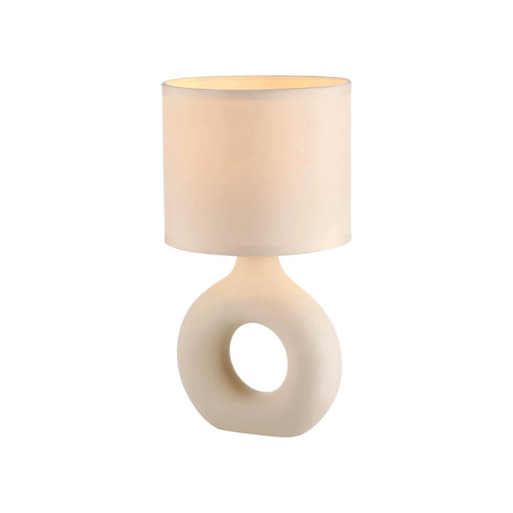 Lampe de table Carara couleur sable Lampe de table Carara couleur sable