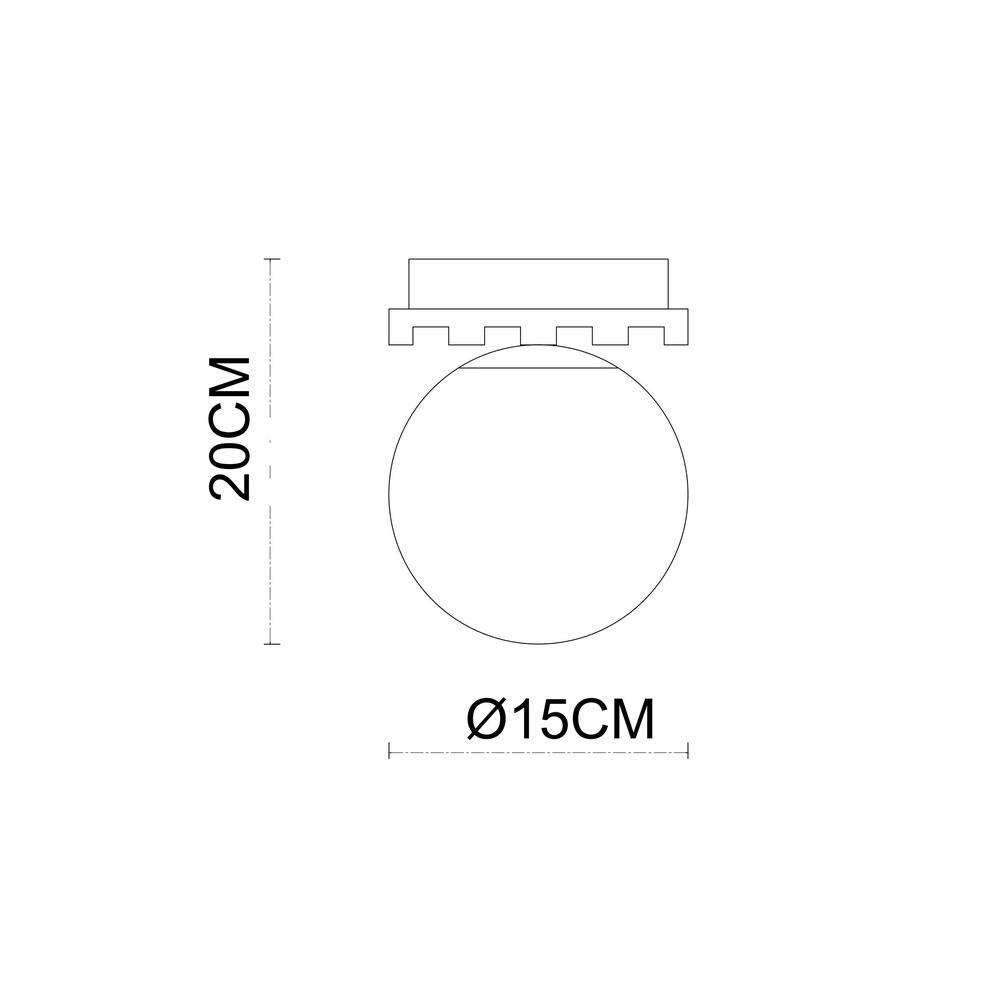 Lampe de plafond Parsons noir avec bois Globo 9007371576098
