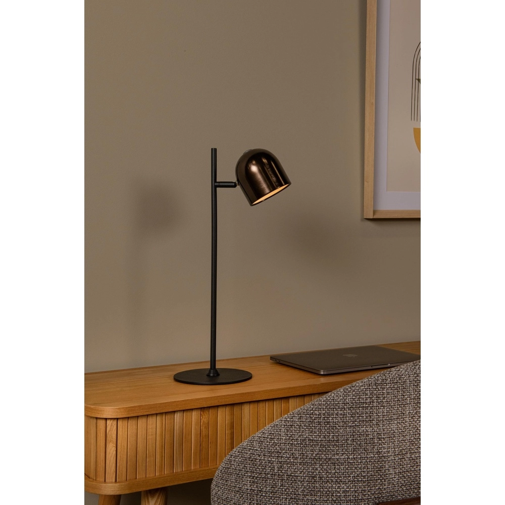 Lampe de table rechargeable Skanska Rech Café brun Lucide 5411212032140