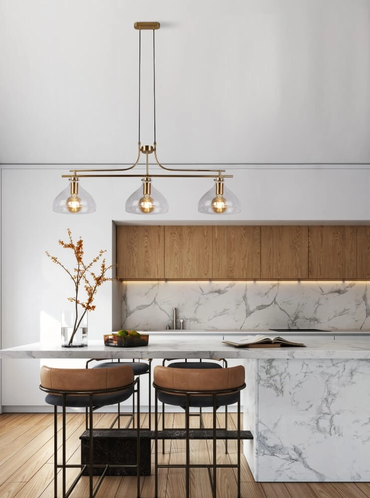 Lampe suspendue 3 lumières Margarita or Searchlight 5053423243085