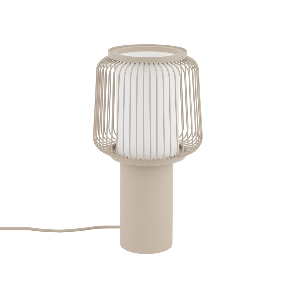 Lampe de table Nome Ø 18 cm brun sable Lyora 5903139122528