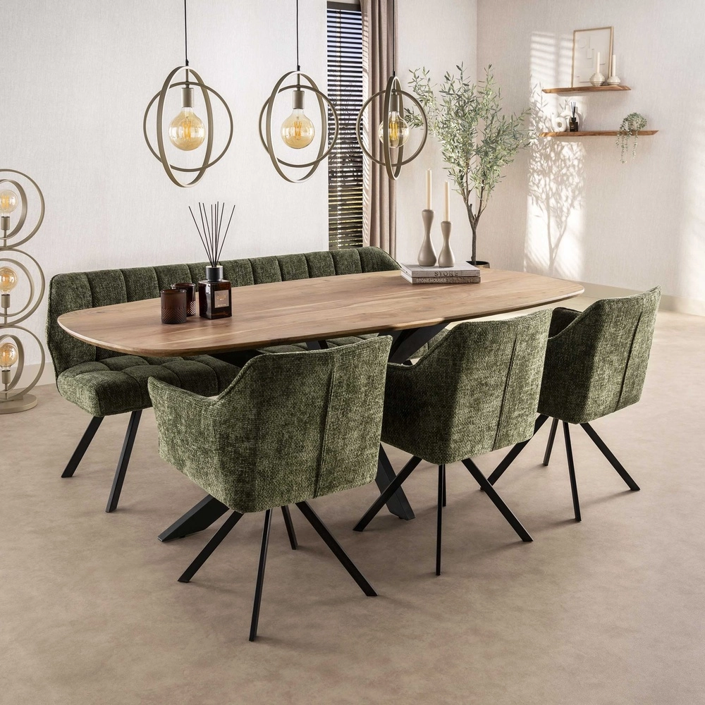 Lampe pendante de table à manger Turn 3L - Ø 40cm - sable Lyora 8716803513150