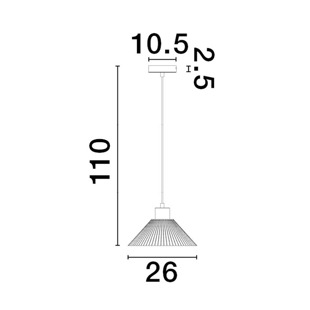 Suspension design Ian noir avec bois Lyora 5212017436245