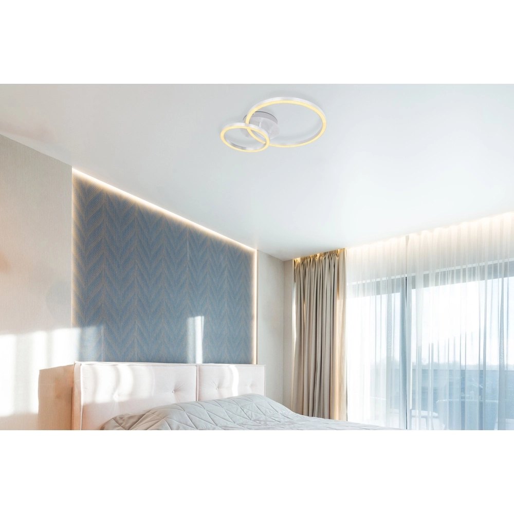 Lampe de plafond moderne Reggy Acier inoxydable Globo 9007371427307