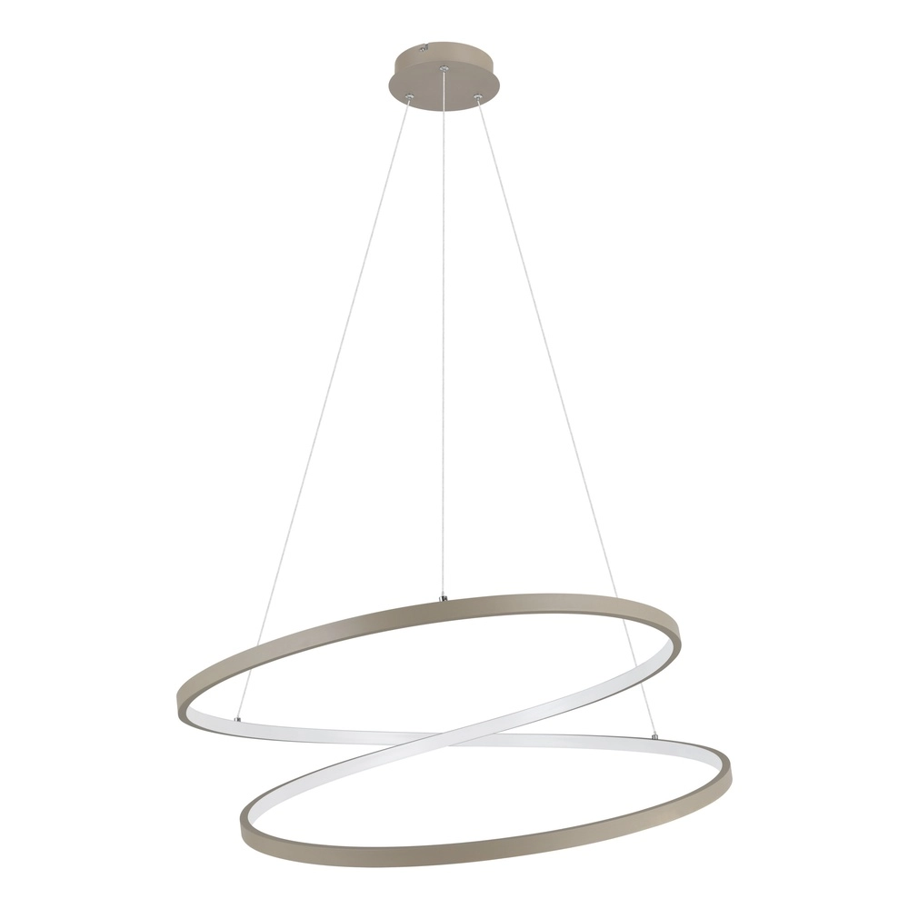 Ø Lumière suspendue LED de 70 cm Ruotale Sable