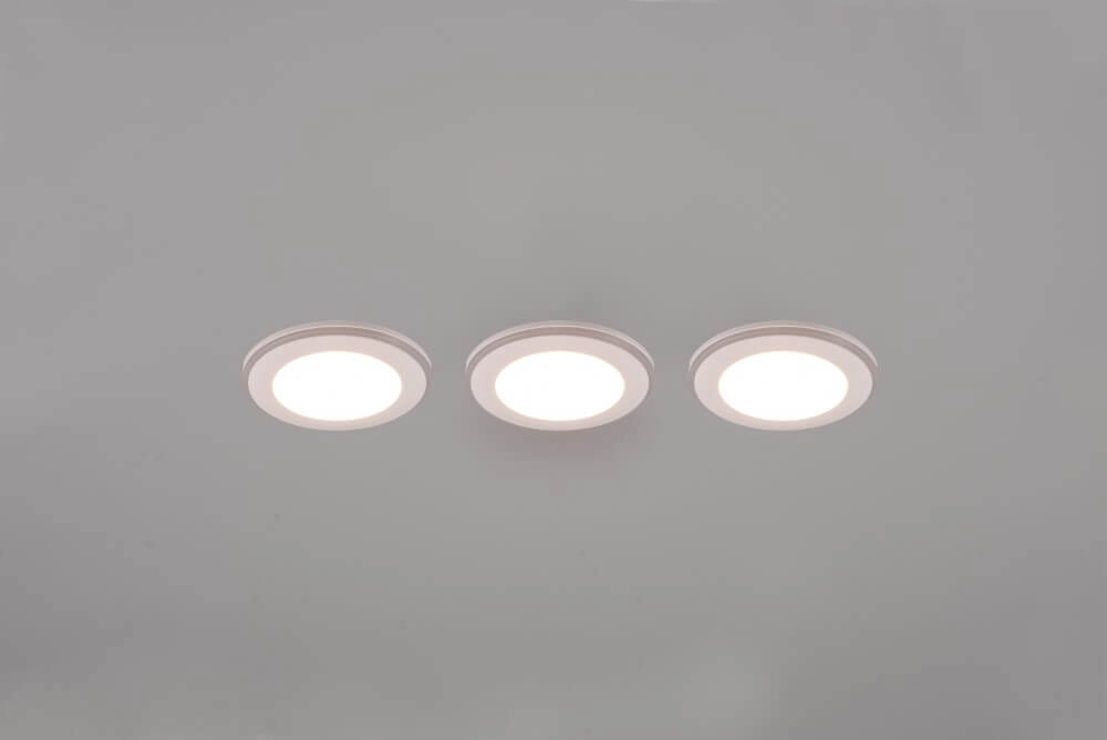 Spots encastrables blancs Argus lot de 3 Trio 4017807574494