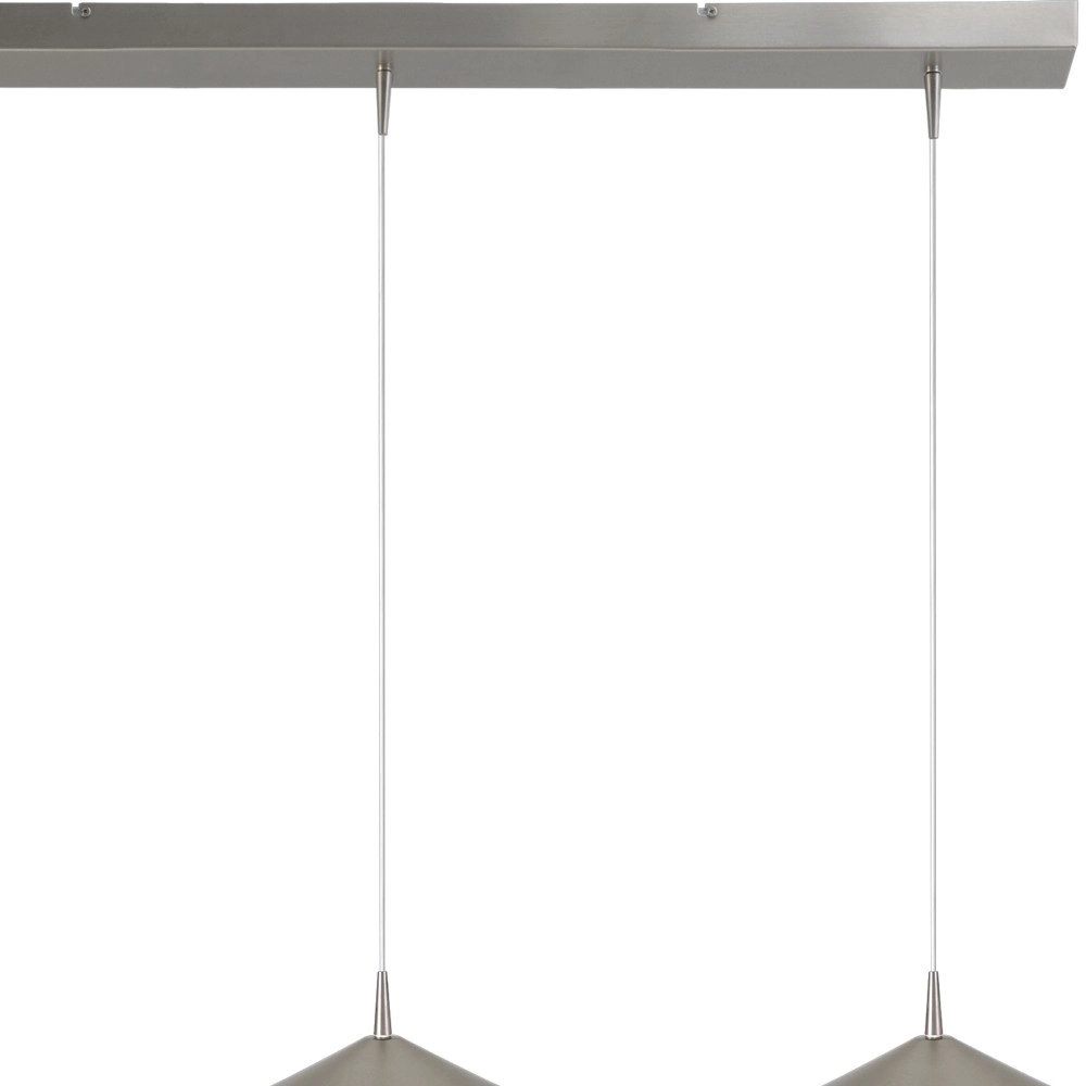 Lampe pendante à 3 lampes Ceppo nickel Ø 18cm Masterlight 8718121358529