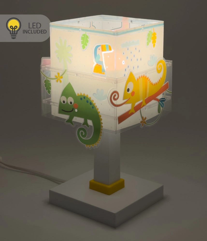 Lampe de table Happy Jungle brillent dans le noir Dalber 8420406002453