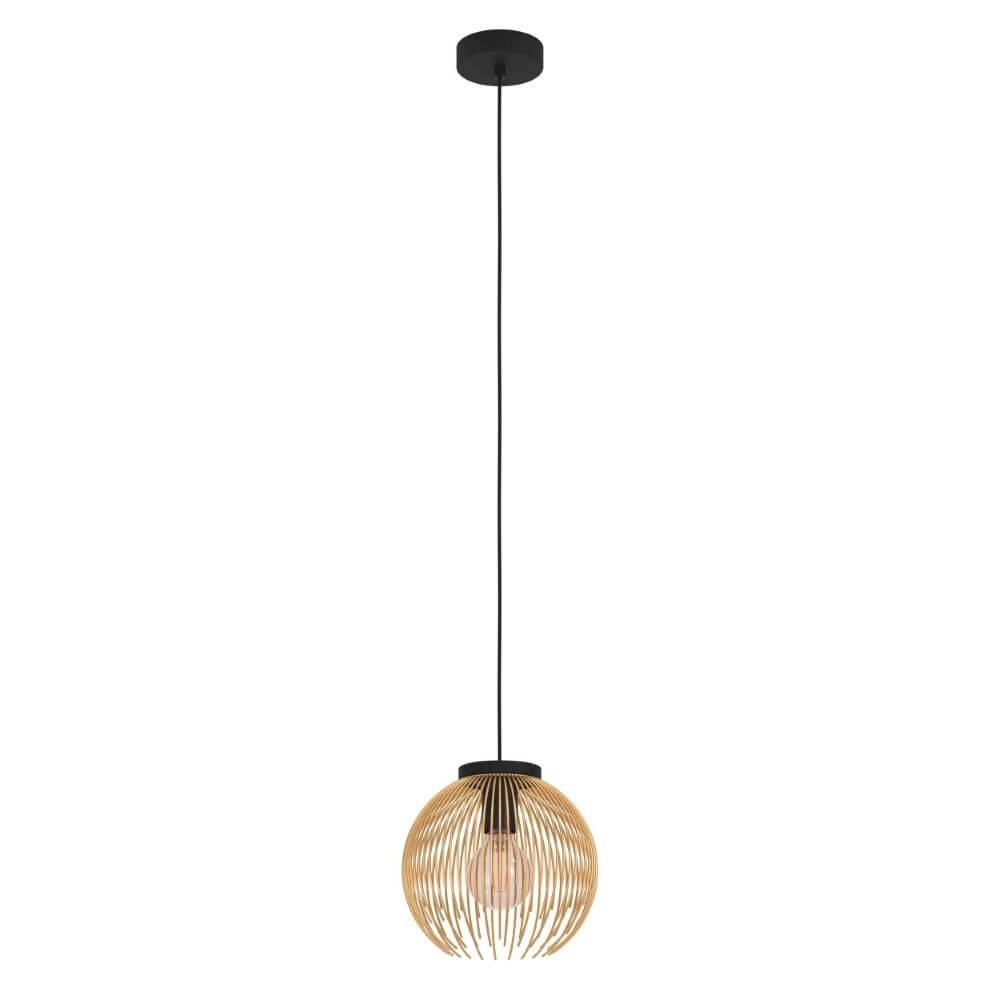 Lampe suspendue dorée Venezuela Ø 23,5 cm Eglo 9008606242788