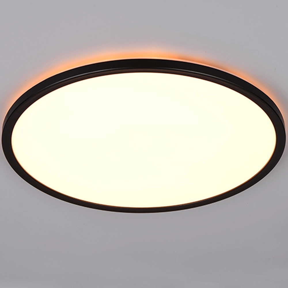 Éclairage de plafond rond Emra noir Ø 42cm Trio 4017807704150