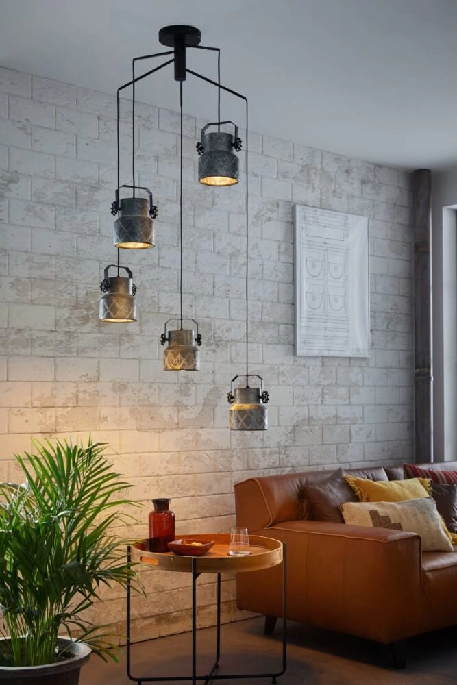 Hanging lamp Hilcott black Stars of Light 9002759398569