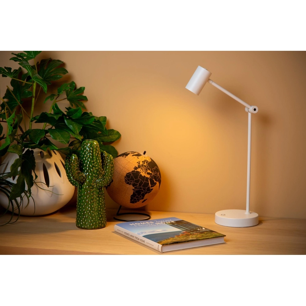 Lampe de bureau rechargeable Tipik Blanc Lucide 5411212361332