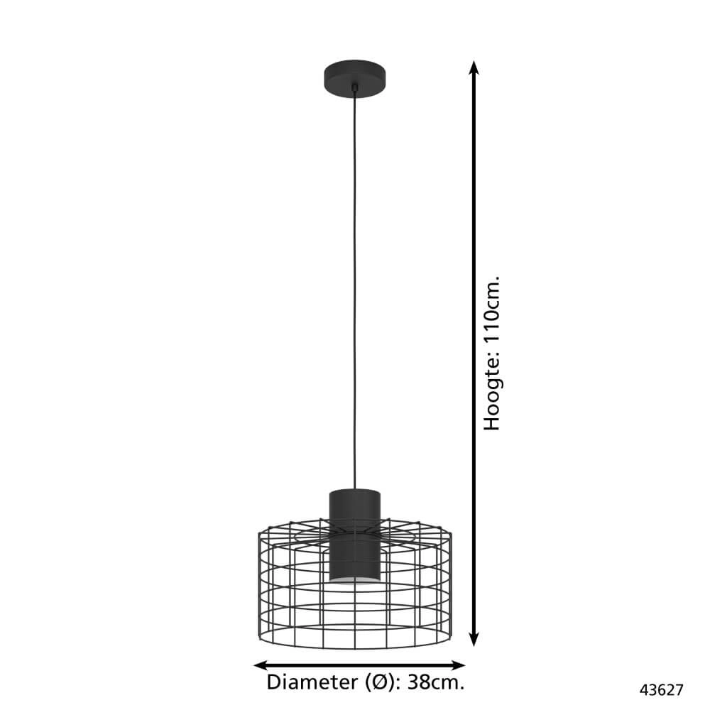 Lampe à fil Milligan Ø 38 cm Eglo 9002759436278