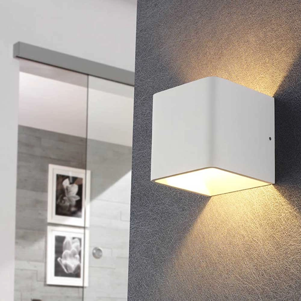 Éclairage LED haut et bas Fulda 6w - 2700K - 10cm blanc Artdelight 8719831733583