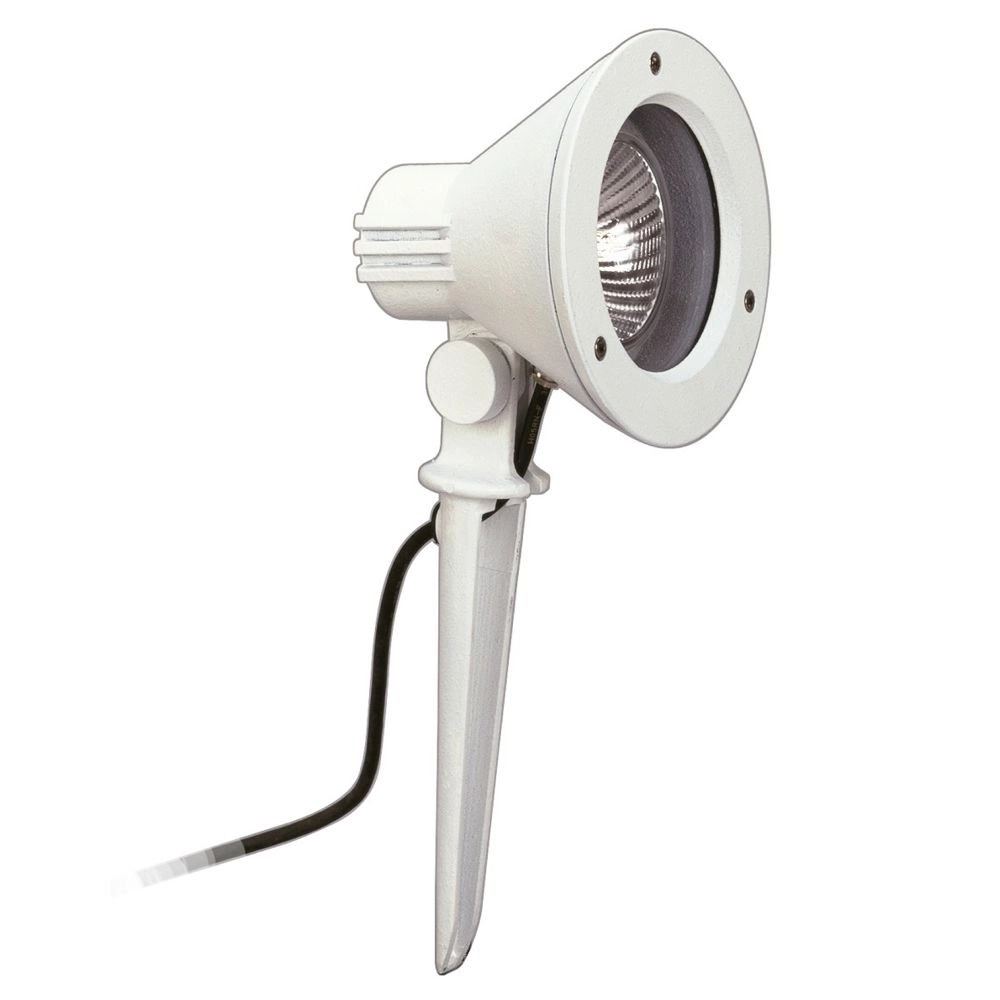 Lampe d'extérieur Orientable blanc - sur épingle