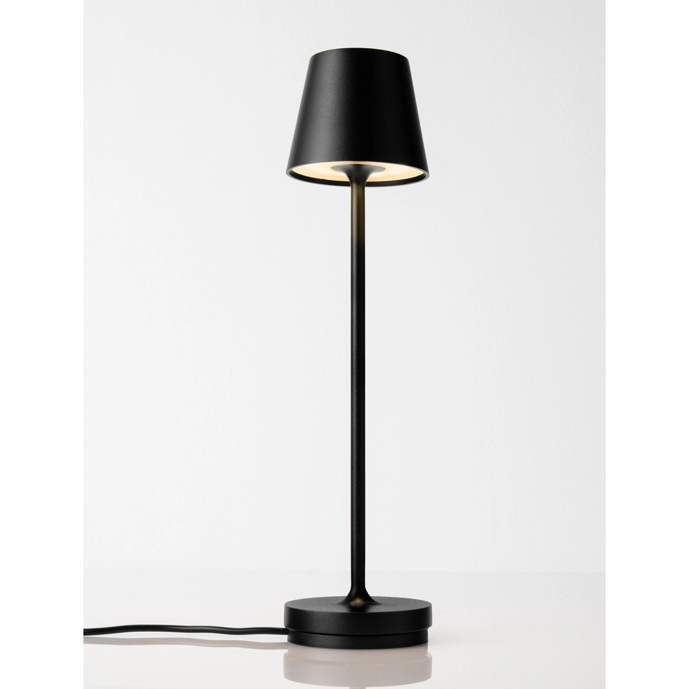 Lampe de table Petit Noir rechargeable Lyora 5212017450777
