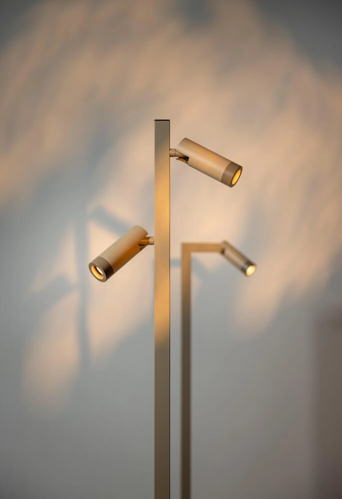 Lampadaire couleur sable Miller Sand 2 lumières ETH 8720195307181