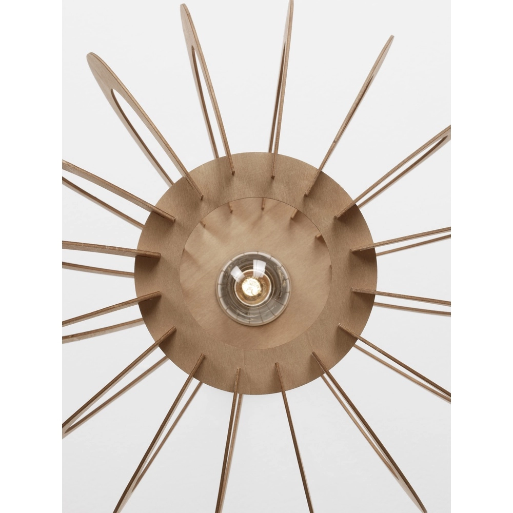 Suspension en bois Ottoline foncé Ø 40cm Lyora 5212017436207