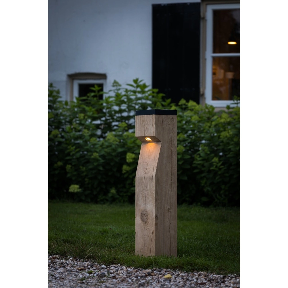 Éclairage solaire en bois Eye Solar Accoya - 17,5x17,5x90 -2700K Timberlab 8716803513860