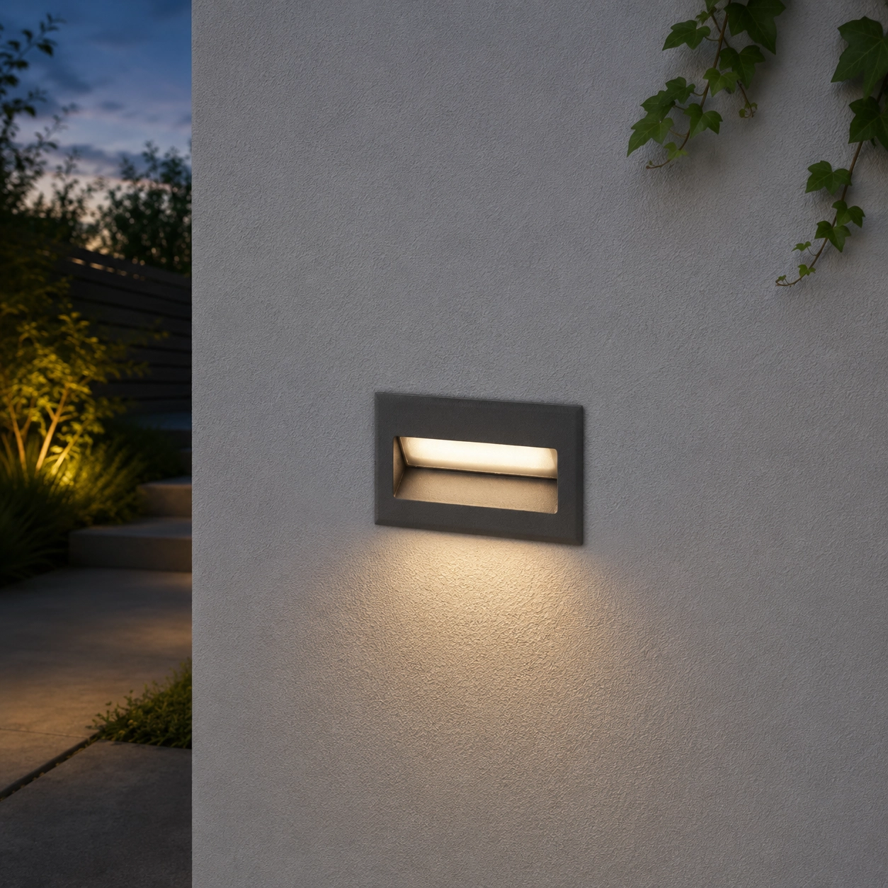 Lumière encastrée Krypton gris 8.5cm