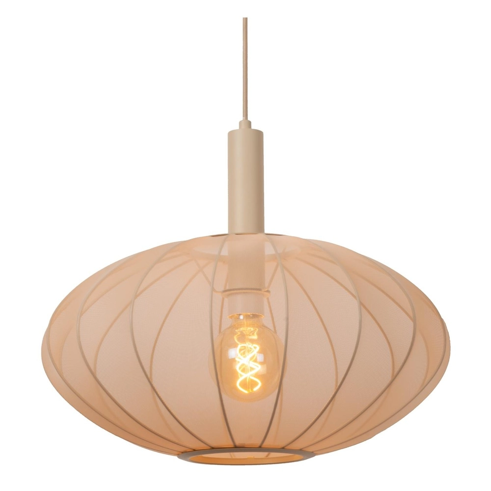 Lampe suspendue Corina brun sable Ø 50cm