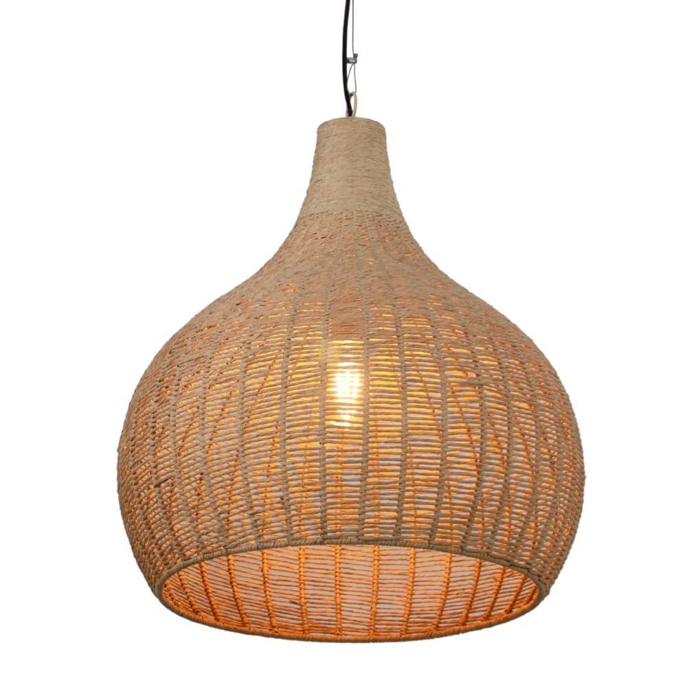 Lampe suspendue en rotin Janne Ø 54 cm Trio 4017807617634