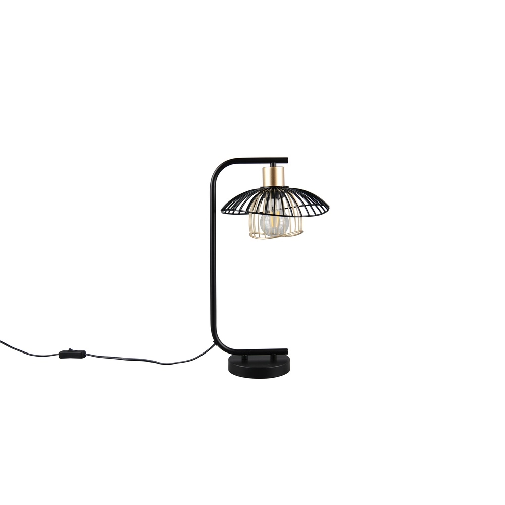 Lampe de table Lauris Noir Trio 4017807678123