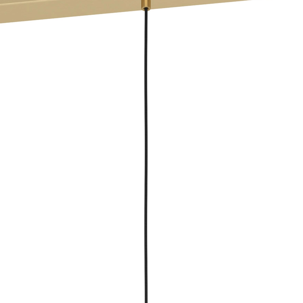 Lampe de table à manger dorée Cerasella avec du verre Eglo 9002759996291