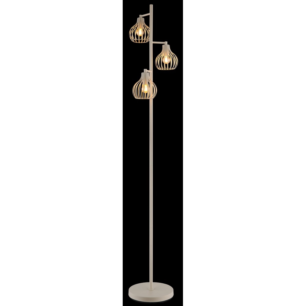 Lampe de pied à 3 lumières Mateo Crème Globo 9007371572236