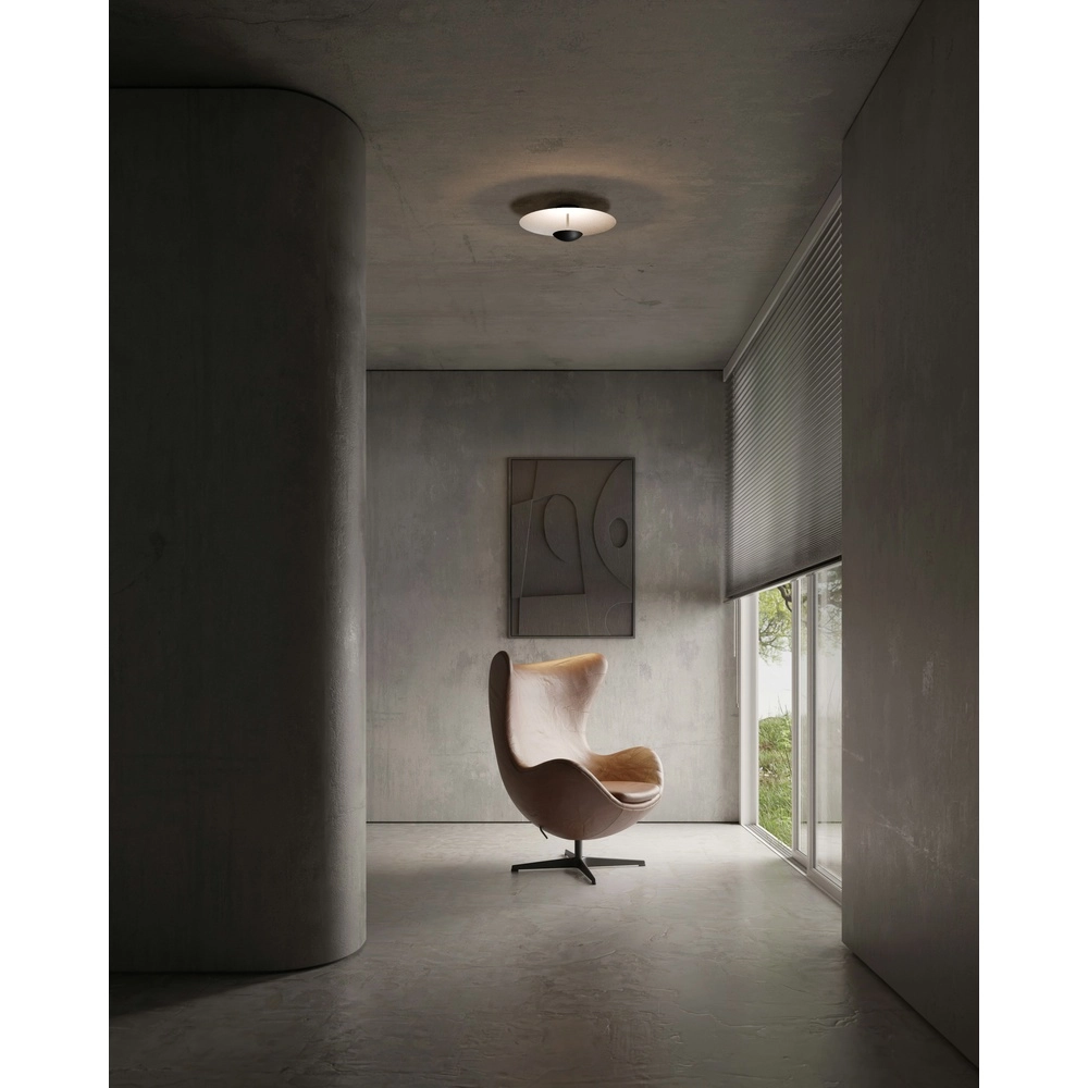 Lampe de plafond 16 cm Scala Ø 45cm noir avec du nickel Masterlight 8718121397436