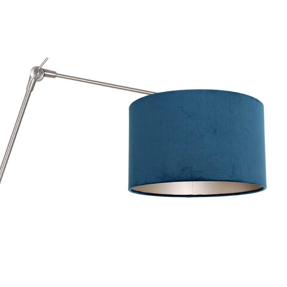 Lampe de lecture murale Prestige Chic avec capuche bleue Steinhauer 8712746147261