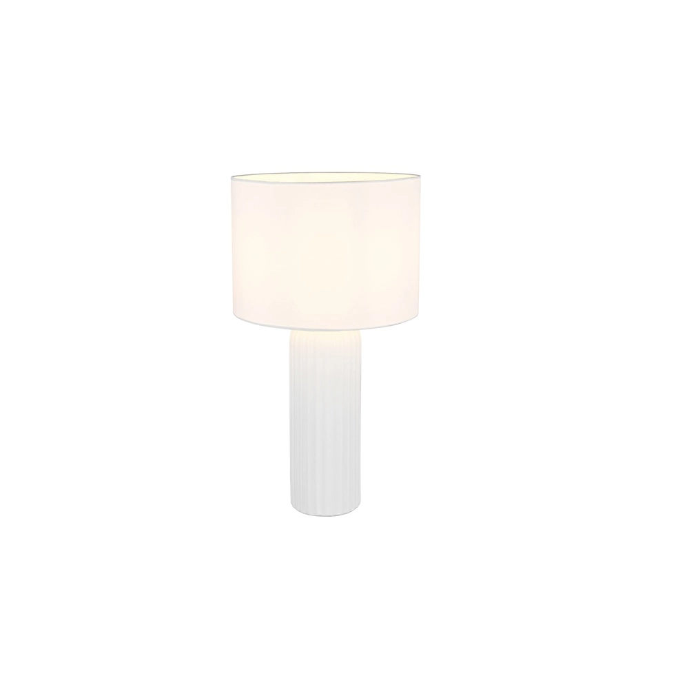 Lampe de table Blair Ø 28cm blanc Trio 4017807654349
