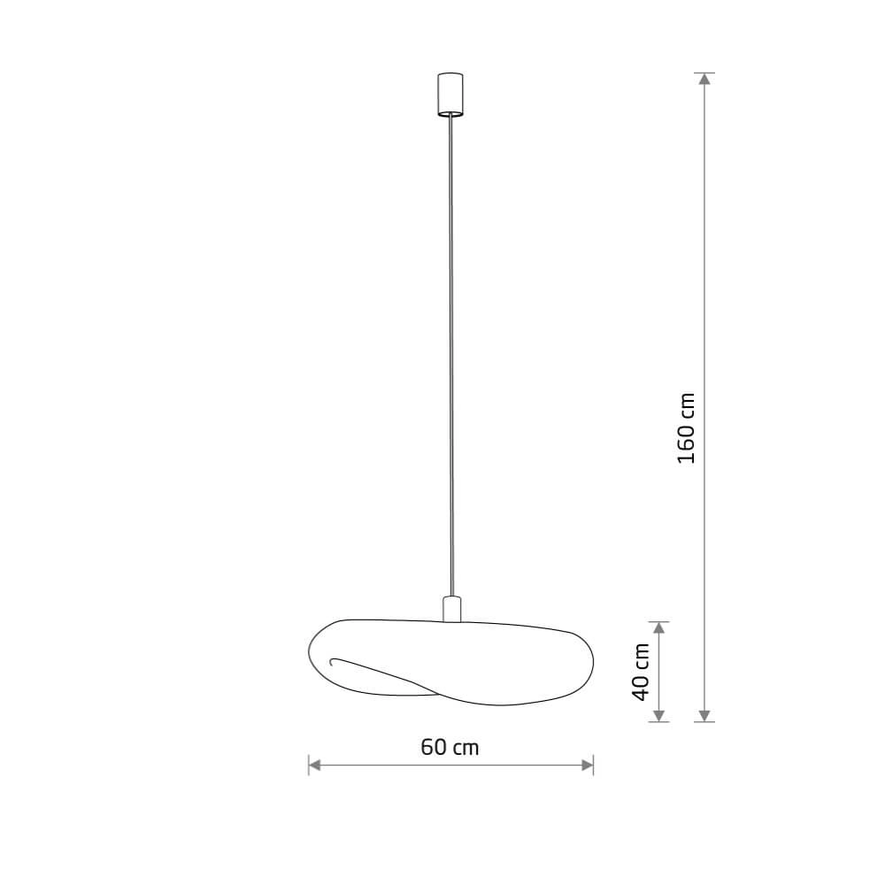 Suspension Havana M rotin Ø 60cm Lyora 5903139113960