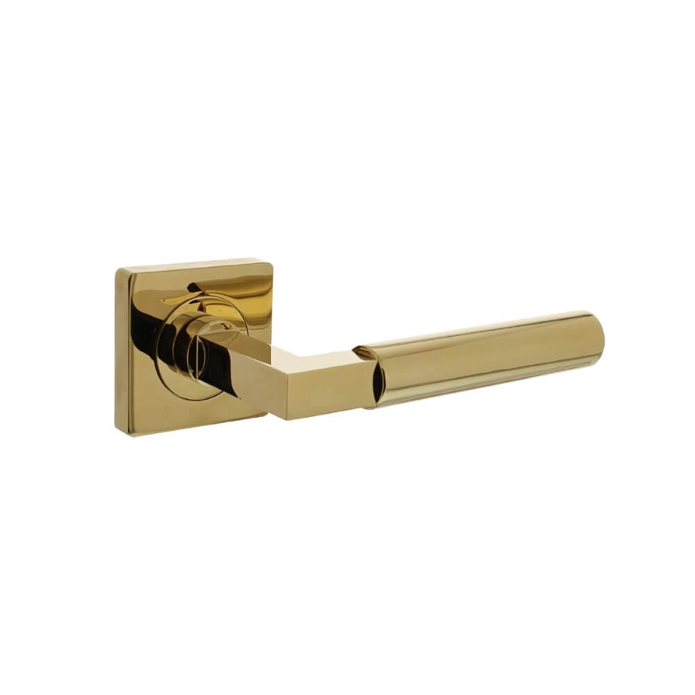 Poignée de porte étanche Bau-Stil Carré en laiton