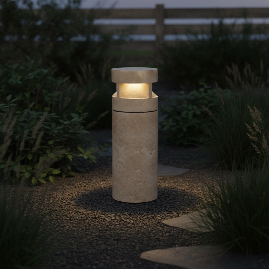 Lampe de jardin unique Balma marbre