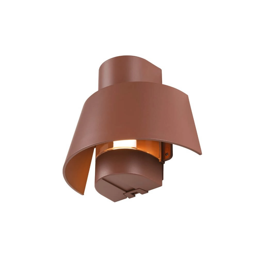 Applique marron rouille Phontoni 1x E27