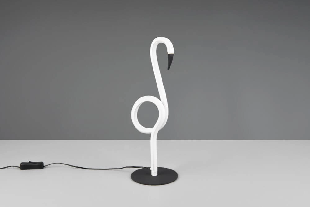 Lampe de table LED flamant blanc Ingo Trio 4017807613681
