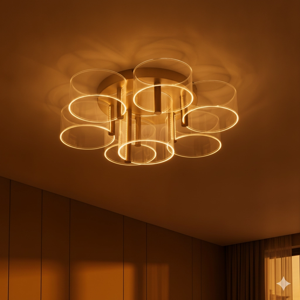 Plafonnier design Gatlin or Ø 68cm