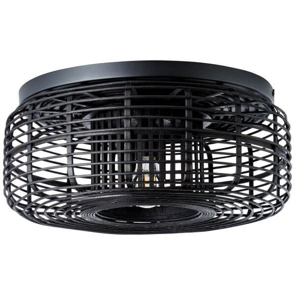 Lampe de plafond Crosstown Noir Brilliant 4004353379871