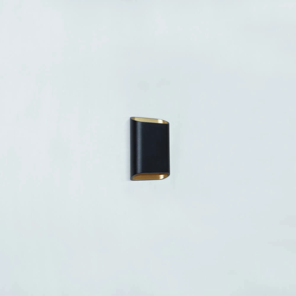 Applique murale Diaz S Noir avec or Artdelight 8720701100213