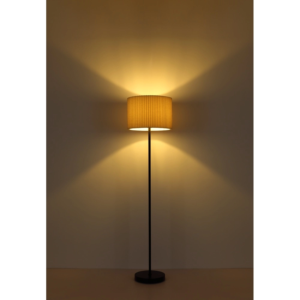 Lampe de pied Page Ø 38cm blanc avec noir Globo 9007371528592