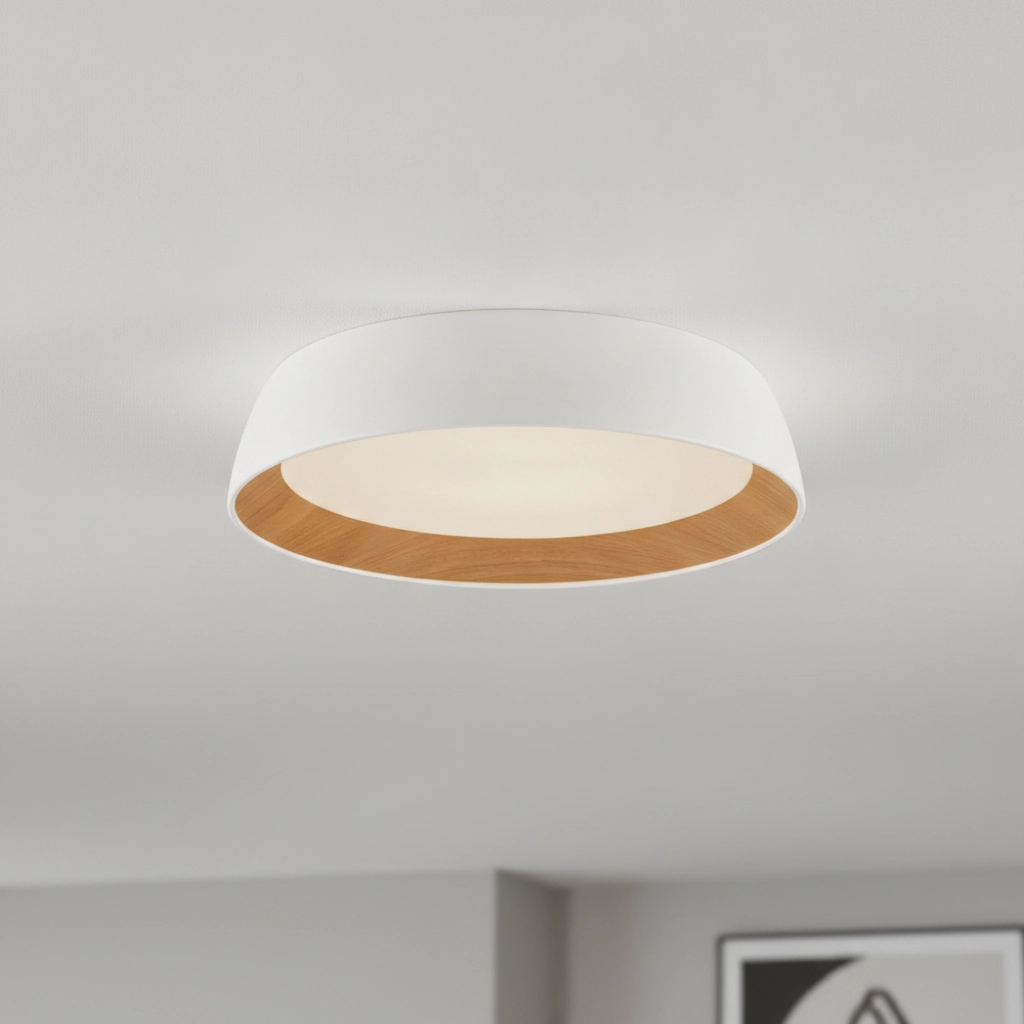 Plafonnier Sigi  Ø 45cm blanc