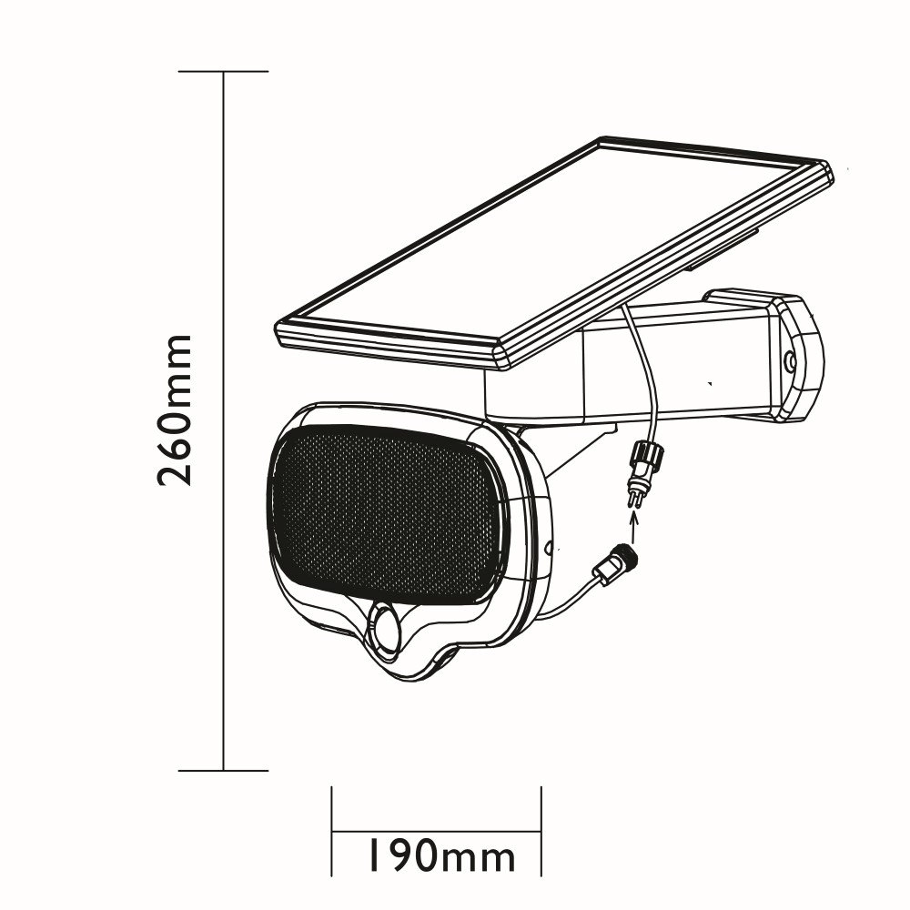 Projecteur solaire Montevideo Luxform 8719099291078